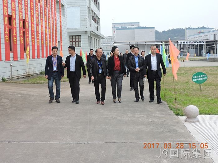 温州市市委常委、宣传部长胡剑谨一行莅临J9国际集团调研